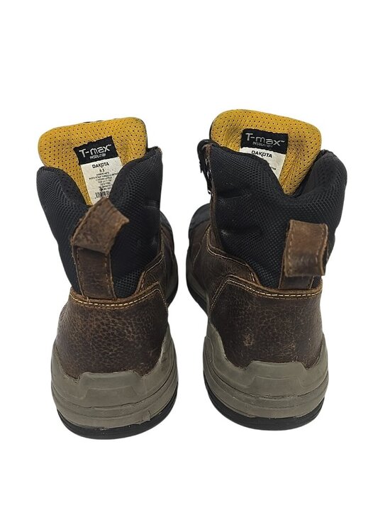 DAKOTA Men\'s 6\'\' X-Toe Quad Comfort Steel Toe CP 6612 Work Boots Brown 9.5M main image 6